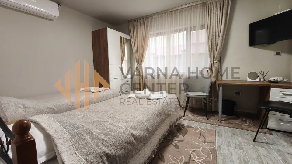 Brand new, extended studio apartment is available for rent, located in the central part of the Asparuhovo district. - 1